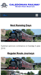 Mobile Screenshot of caledonianrailway.com