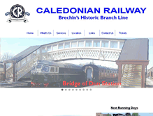 Tablet Screenshot of caledonianrailway.com